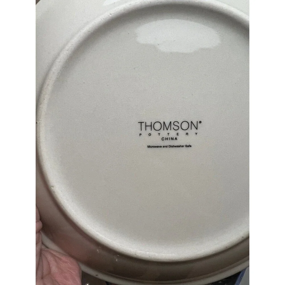 Thomson Pottery Snowman 16-Piece Dinnerware Set Service for 4 Retired 2006 - Picture 6 of 6